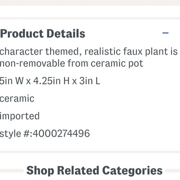 Silver Buffalo Kuromi Planter with Succulent - Picture 2 of 4